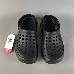 Joybees Women’s Comfortable Black Clogs Size 6